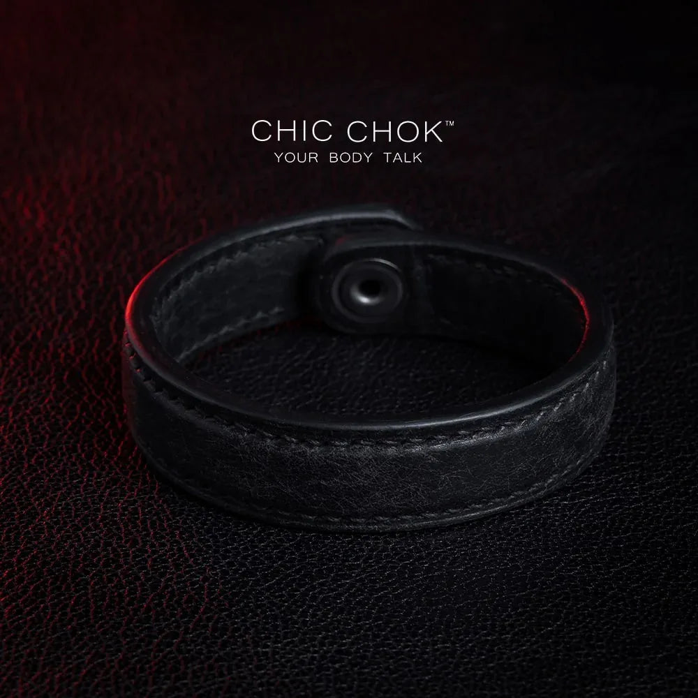 CHICCHOK [Crawling Angel] - Italian Retro Leather Non-adjustable Bracelet - CHICCHOK