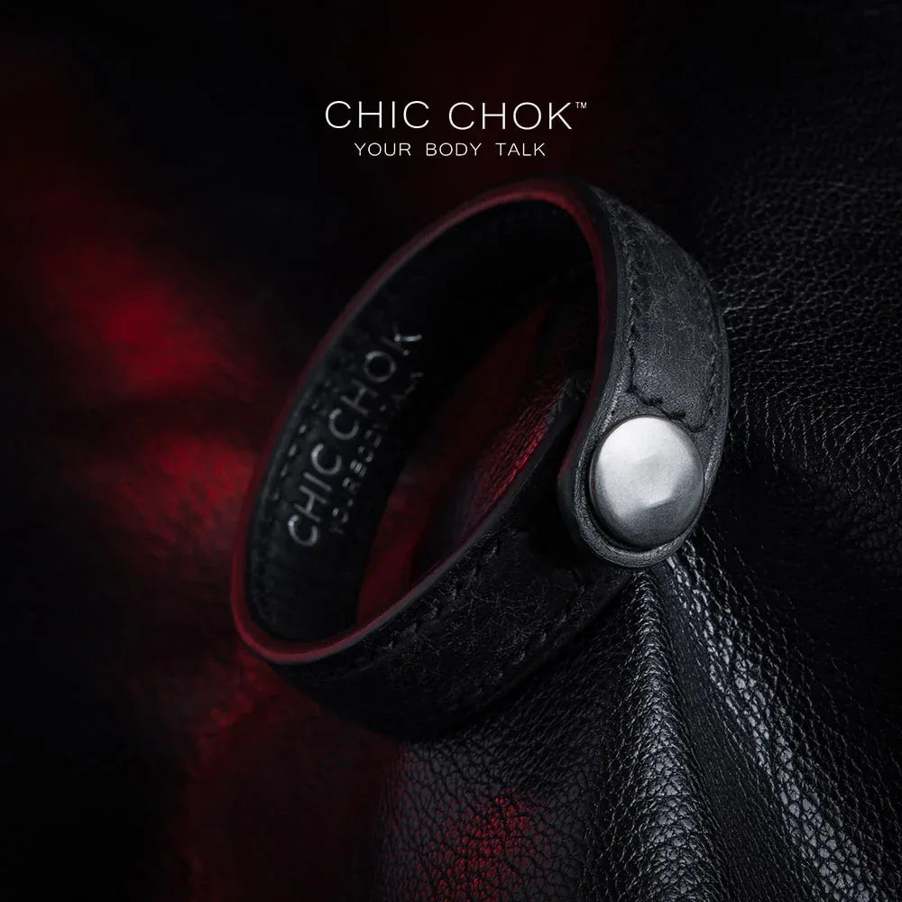 CHICCHOK [Crawling Angel] - Italian Retro Leather Non-adjustable Bracelet - CHICCHOK