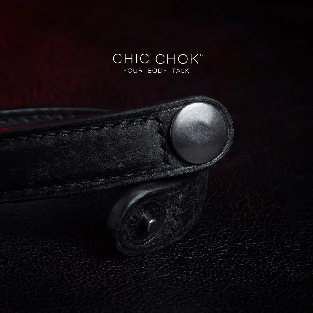 CHICCHOK [Crawling Angel] - Italian Retro Leather Non-adjustable Bracelet - CHICCHOK