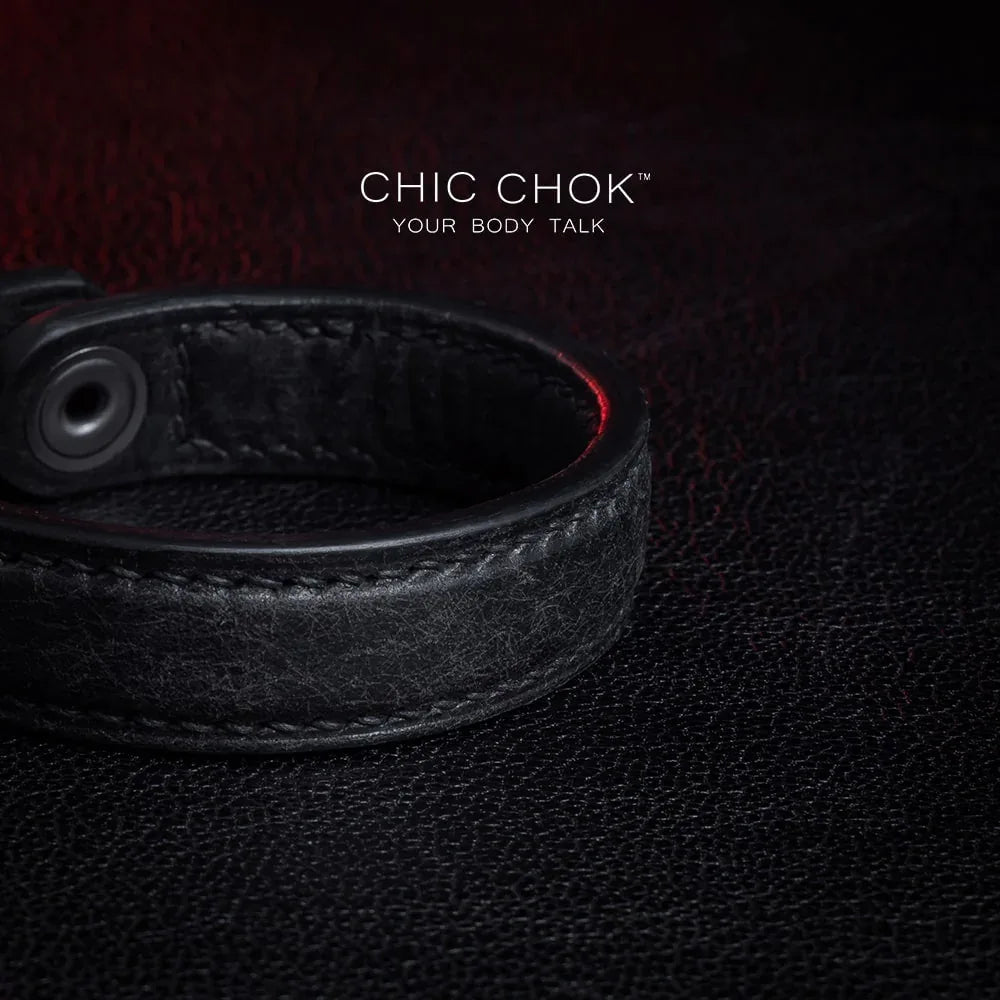 CHICCHOK [Crawling Angel] - Italian Retro Leather Non-adjustable Bracelet - CHICCHOK