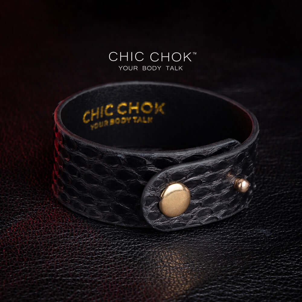 Genuine leather, python skin, adjustable bracelet, multiple color options for you to match with ease