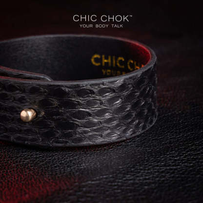 Genuine leather, python skin, adjustable bracelet, multiple color options for you to match with ease