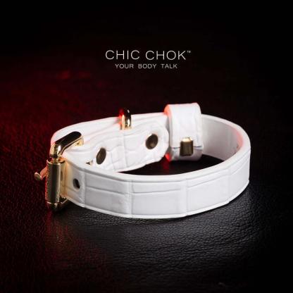 CHICCHOK [Daylight Chaser] - Crocodile Pattern Leather Bracelet - CHICCHOK
