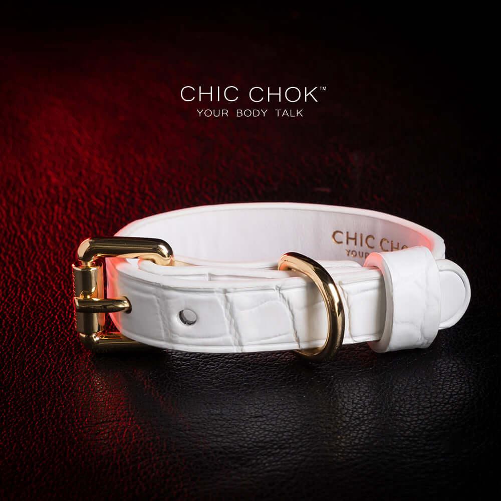 CHICCHOK [Daylight Chaser] - Crocodile Pattern Leather Bracelet - CHICCHOK