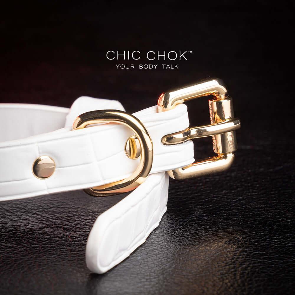 CHICCHOK [Daylight Chaser] - Crocodile Pattern Leather Bracelet - CHICCHOK