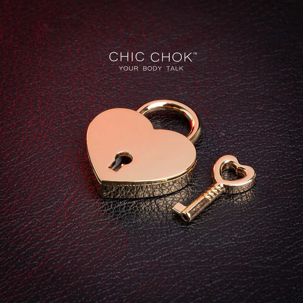 CHIC CHOK [Heart Lock] Romantic Metal Accessory - CHICCHOK