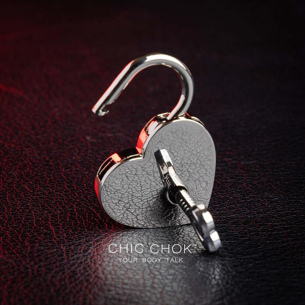 CHIC CHOK [Heart Lock] Romantic Metal Accessory - CHICCHOK