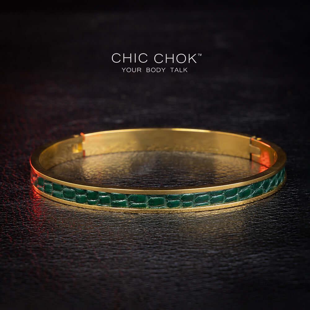 Iguana Queen - Metallic Bracelet - CHICCHOK