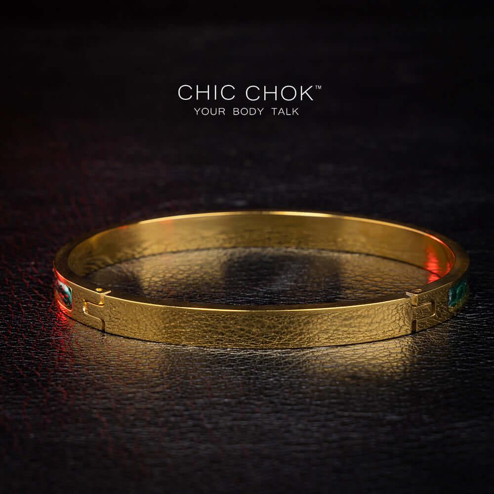 Iguana Queen - Metallic Bracelet - CHICCHOK