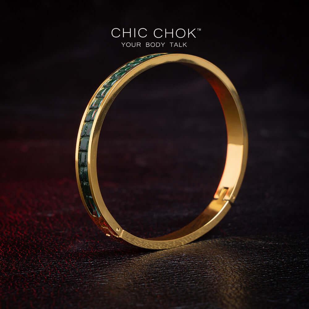 Iguana Queen - Metallic Bracelet - CHICCHOK