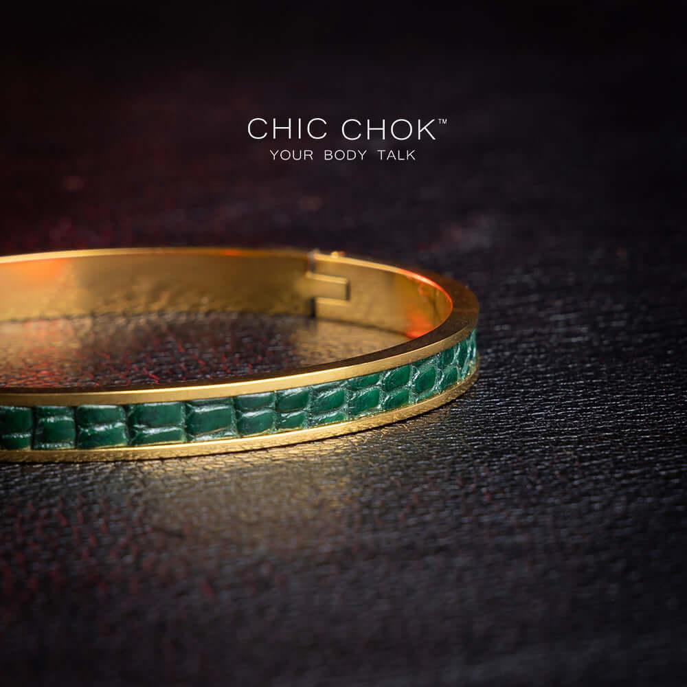 Iguana Queen - Metallic Bracelet - CHICCHOK