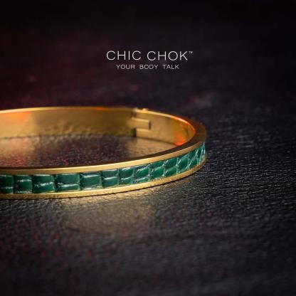 Iguana Queen - Metallic Bracelet - CHICCHOK