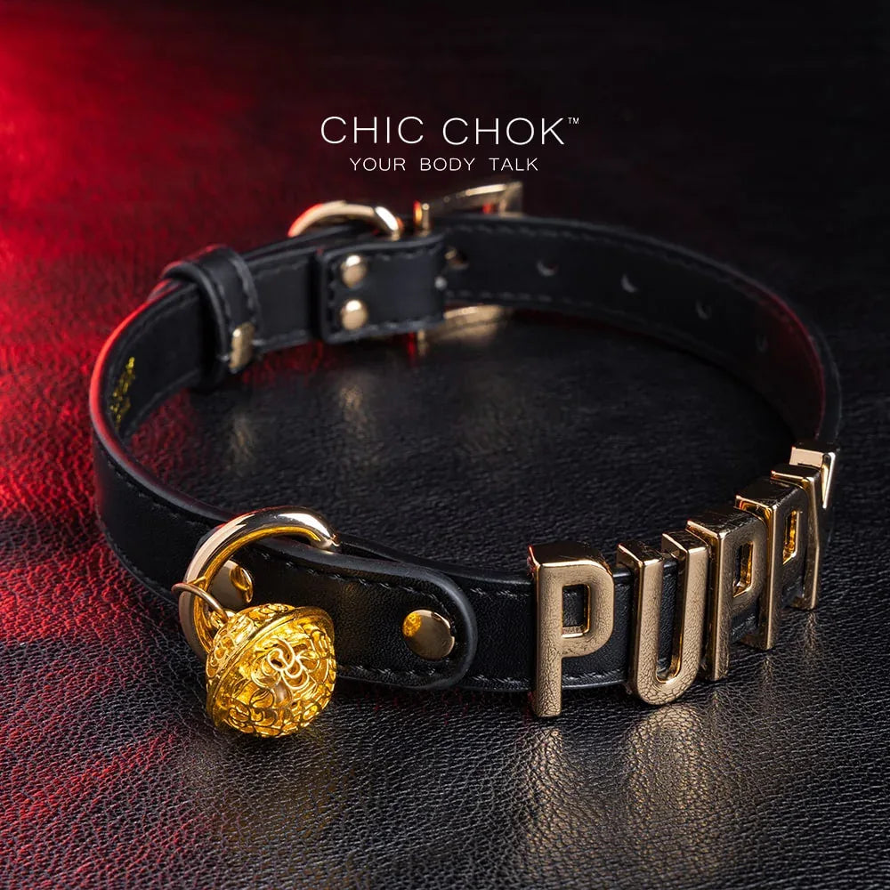 CHICCHOK [PUPPY] - Personalize Letters(Maximum 6) Fashion Choker - CHICCHOK