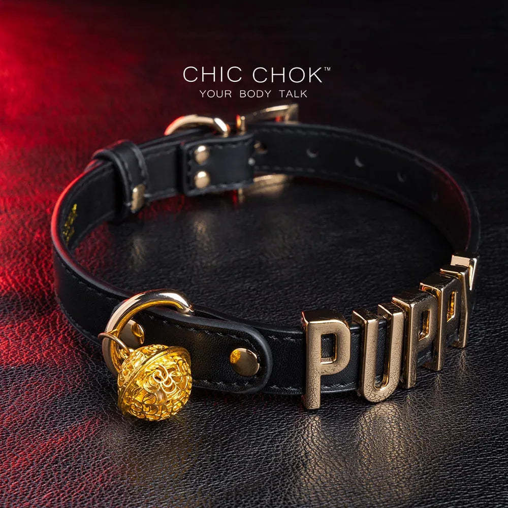 CHICCHOK [PUPPY] - Personalize Letters(Maximum 6) Fashion Choker - CHICCHOK