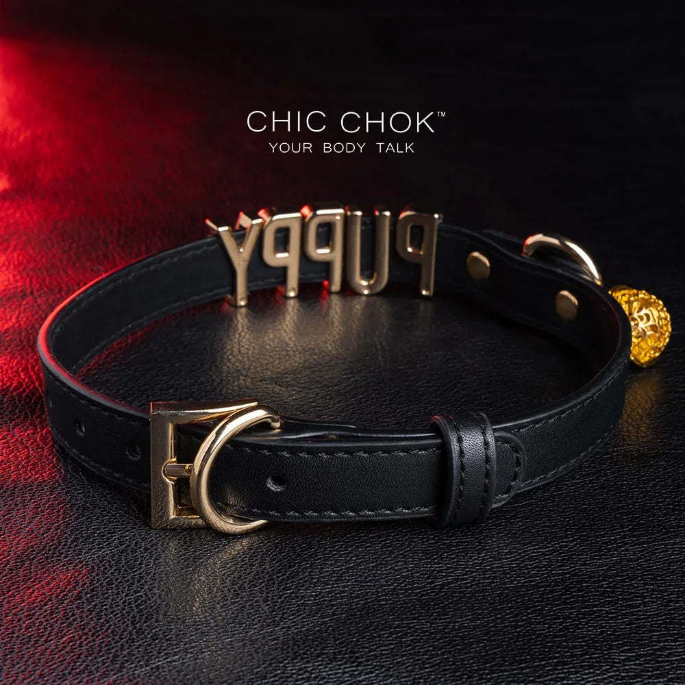 CHICCHOK [PUPPY] - Personalize Letters(Maximum 6) Fashion Choker - CHICCHOK