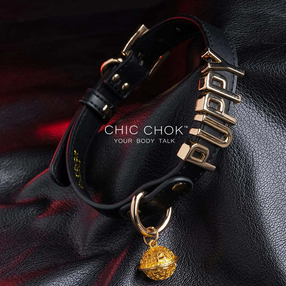 CHICCHOK [PUPPY] - Personalize Letters(Maximum 6) Fashion Choker - CHICCHOK