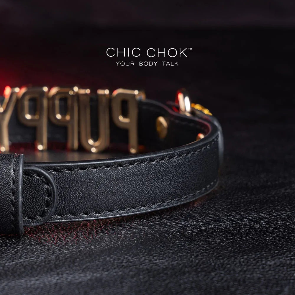 CHICCHOK [PUPPY] - Personalize Letters(Maximum 6) Fashion Choker - CHICCHOK