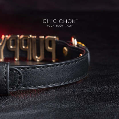 CHICCHOK [PUPPY] - Personalize Letters(Maximum 6) Fashion Choker - CHICCHOK
