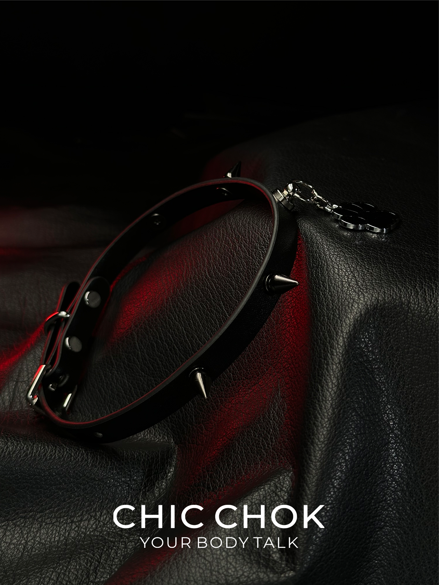 CHICCHOK Gothic Puppy Choker - Spiky Collar for an Edgy Look