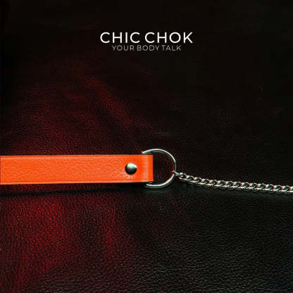 CHICCHOK [Breathless] Pulling Fashion and Fun Choker(Orange) - CHICCHOK