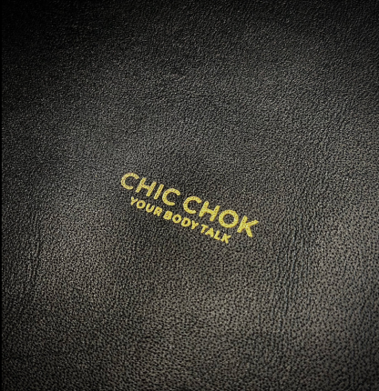 chicchok breathless choker handmade  gold silver red