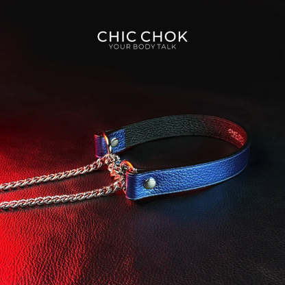 CHICCHOK [Breathless] Pulling Fashion and Fun Choker(Blue) - CHICCHOK