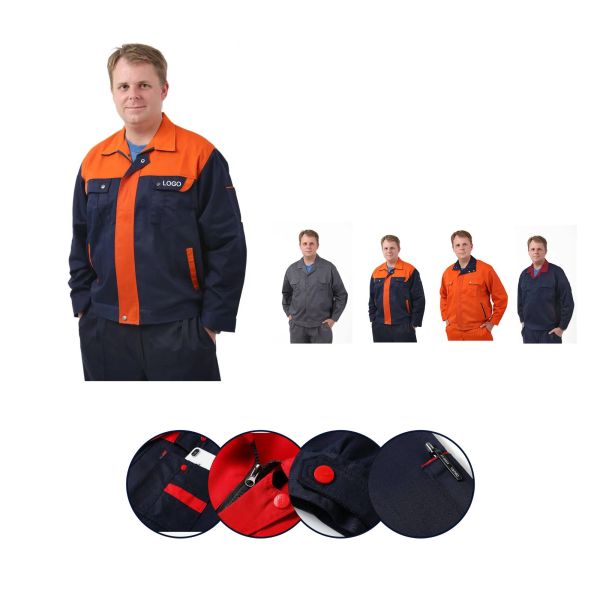 Heavy-Duty Long-Sleeved Workwear for Autumn & Winter – Size XS - 4XL