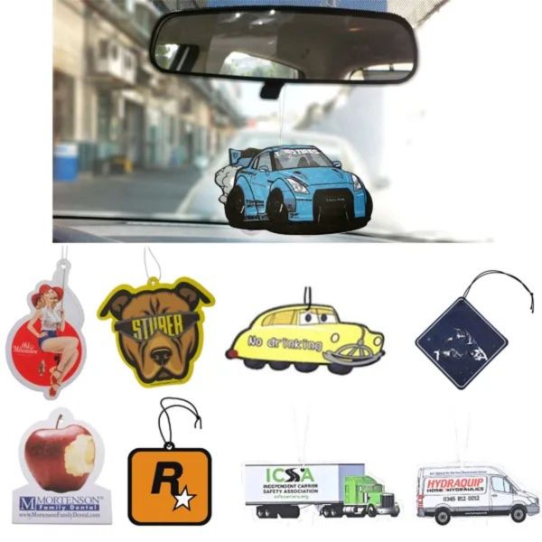 Custom Shape Perfume Car Air Freshener