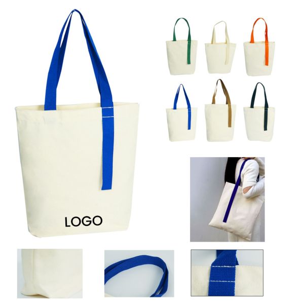 New Color Ribbon Gift Canvas Tote