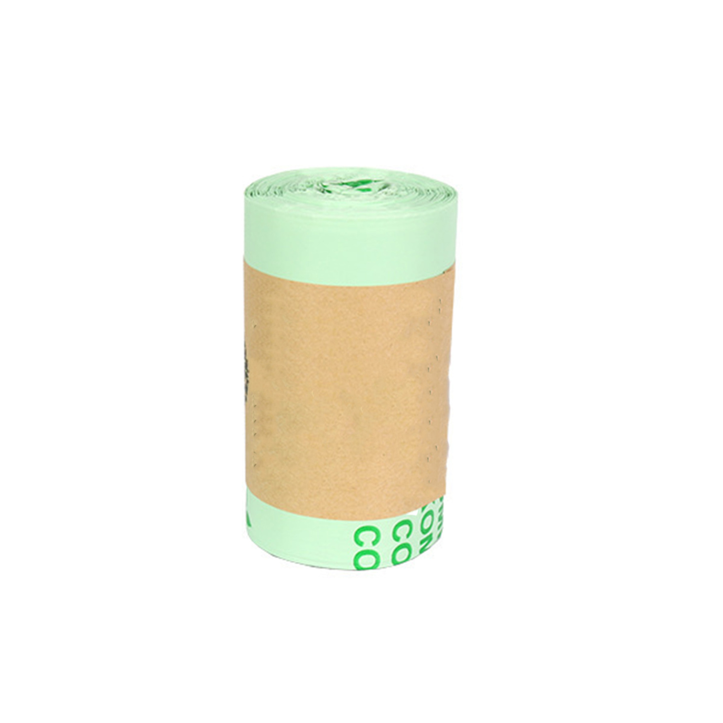 Biodegradable flat garbage bag PLA corn starch thickened breakpoint easy to tear garbage bag 