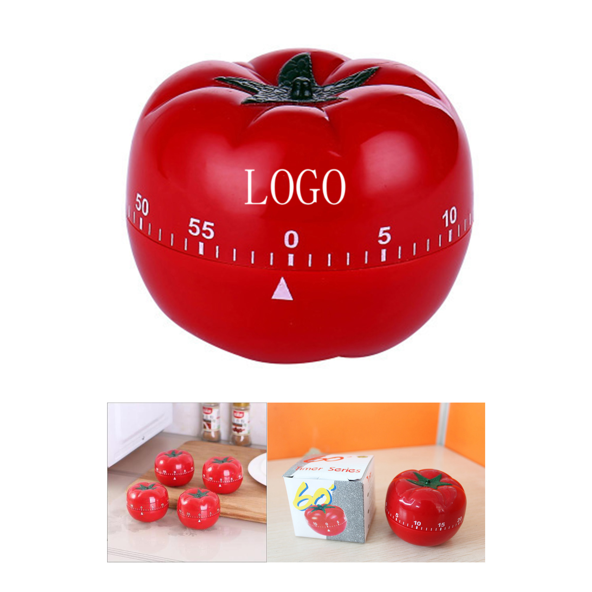 Tomato-shaped kitchen timer