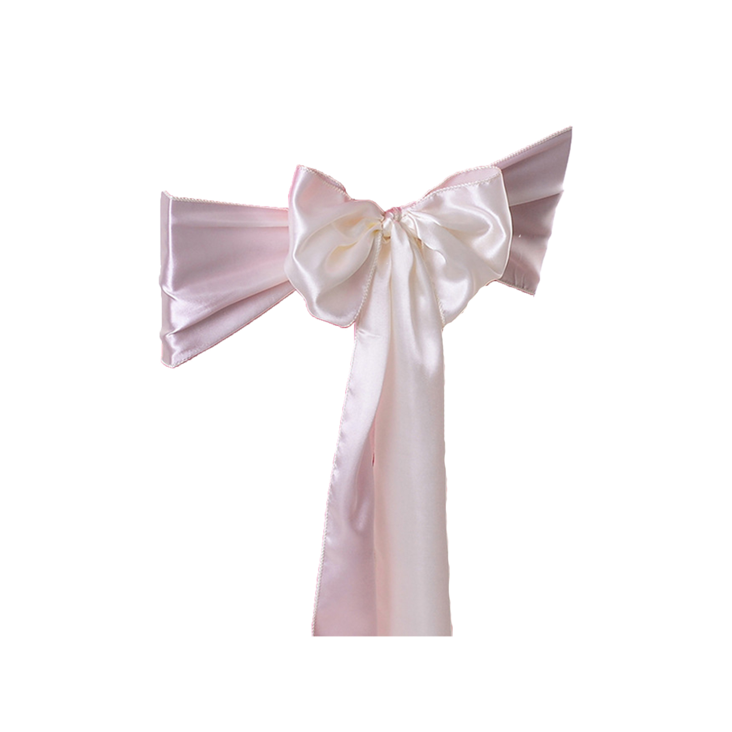 Exquisite satin ribbon chair cover 6.7" x 108.3"
