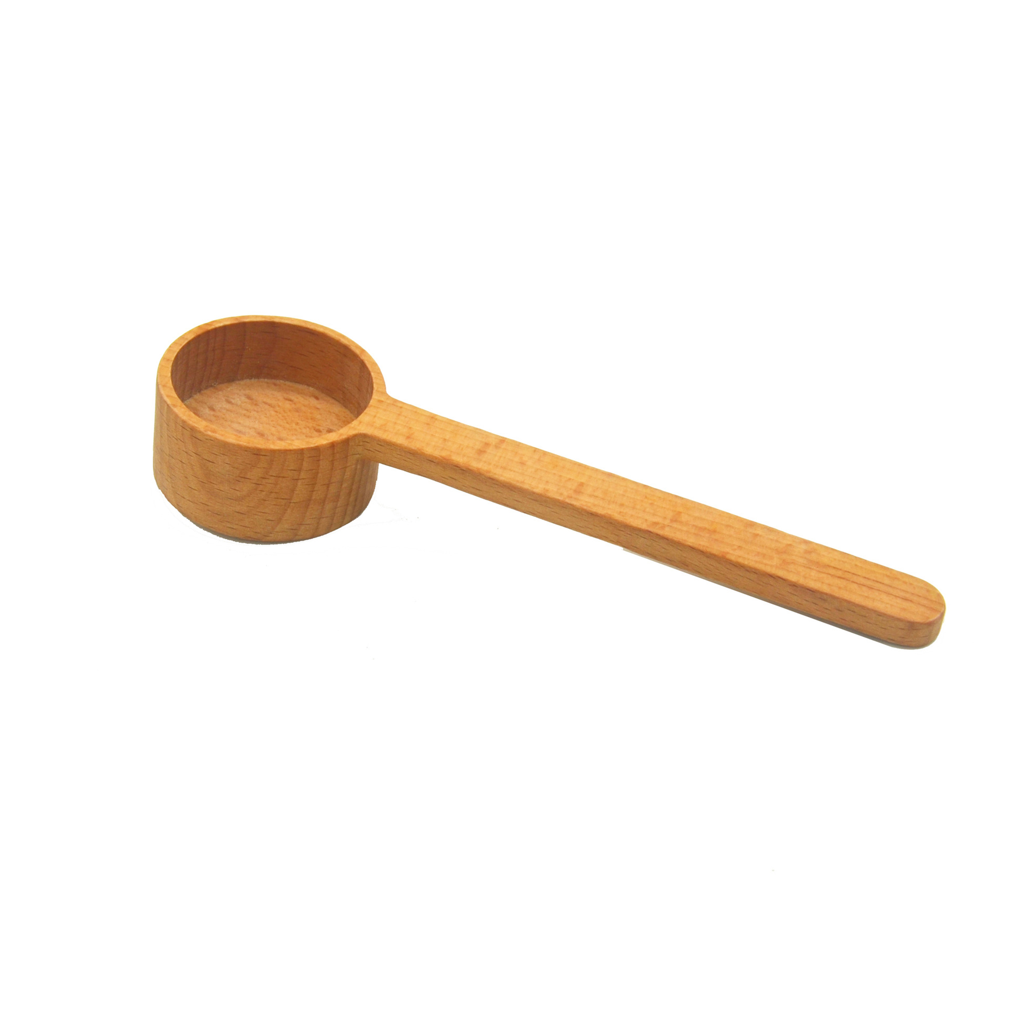 Eco-Friendly Bamboo Coffee Measuring Scoop   7 7/8" x 1 3/4" x 1"