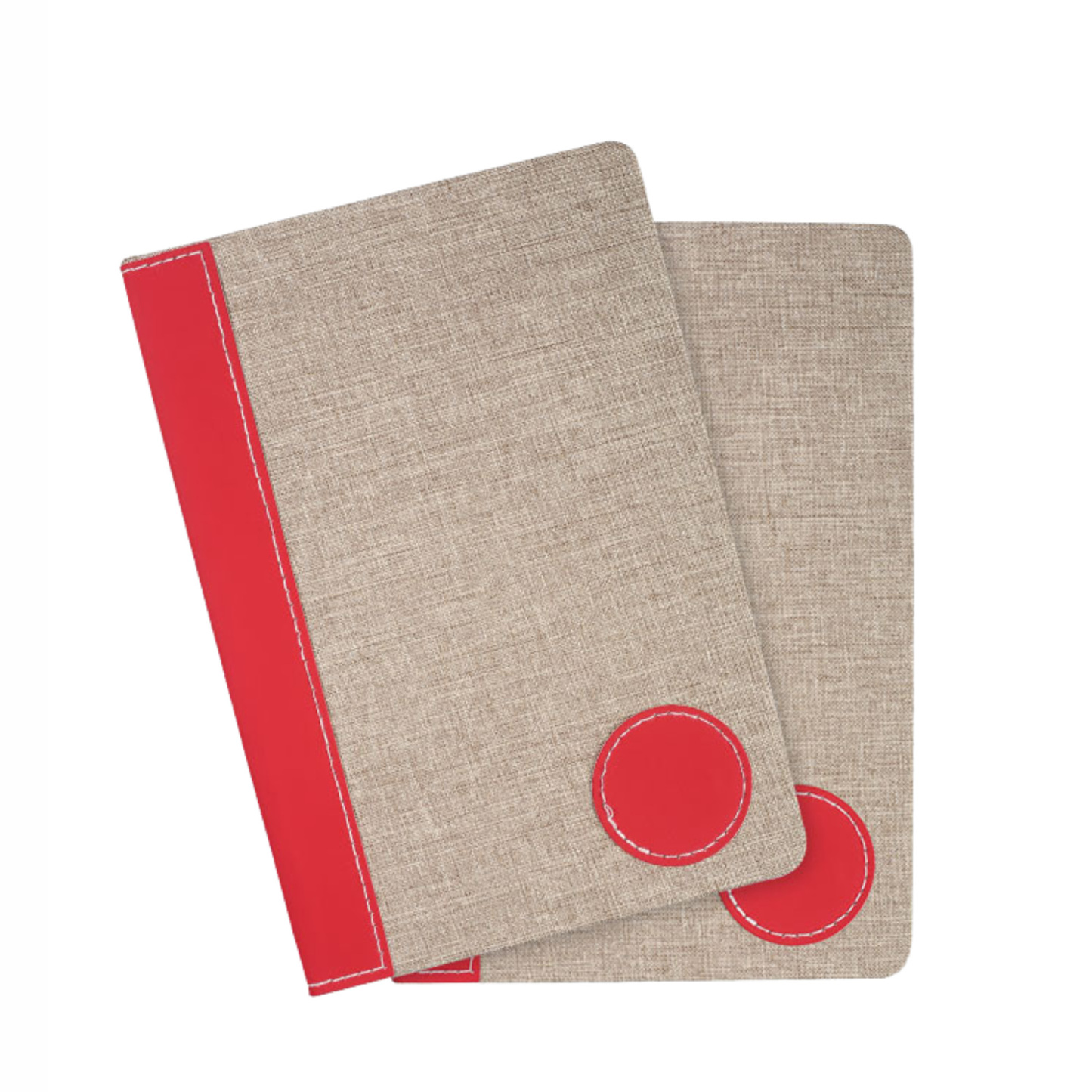 linen-bound splicing notebook.