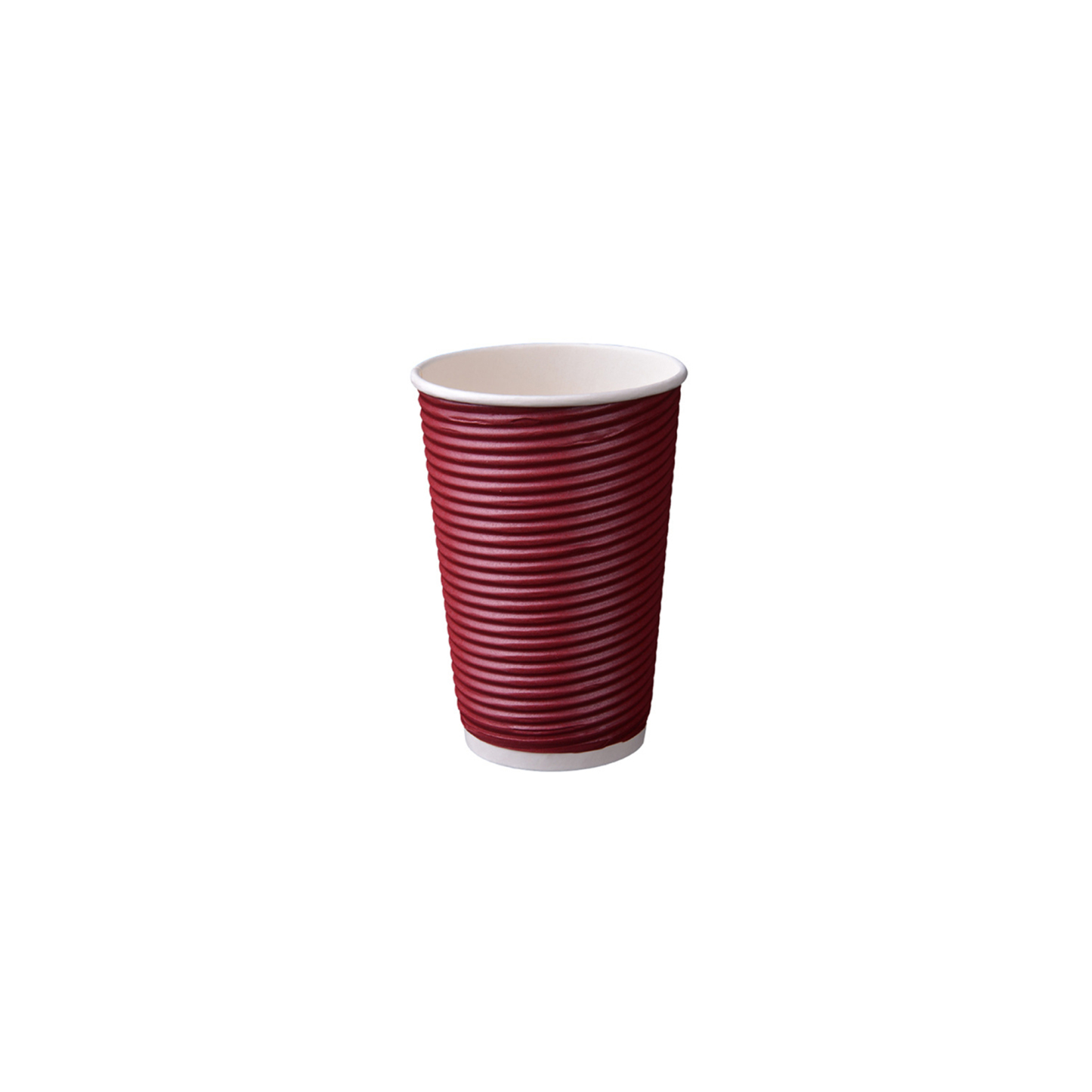 Ripple-wall disposable paper cup