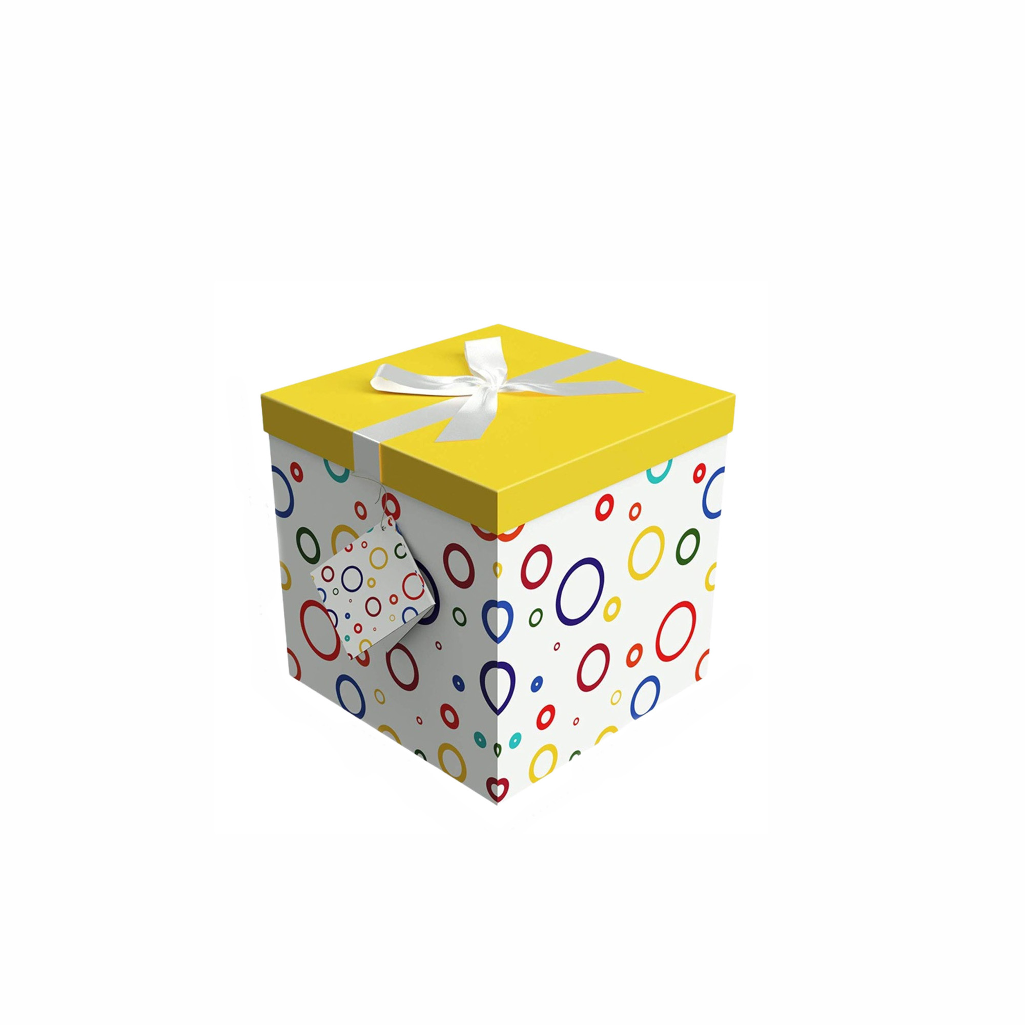 Ribbon-Wrapped Gift Box.