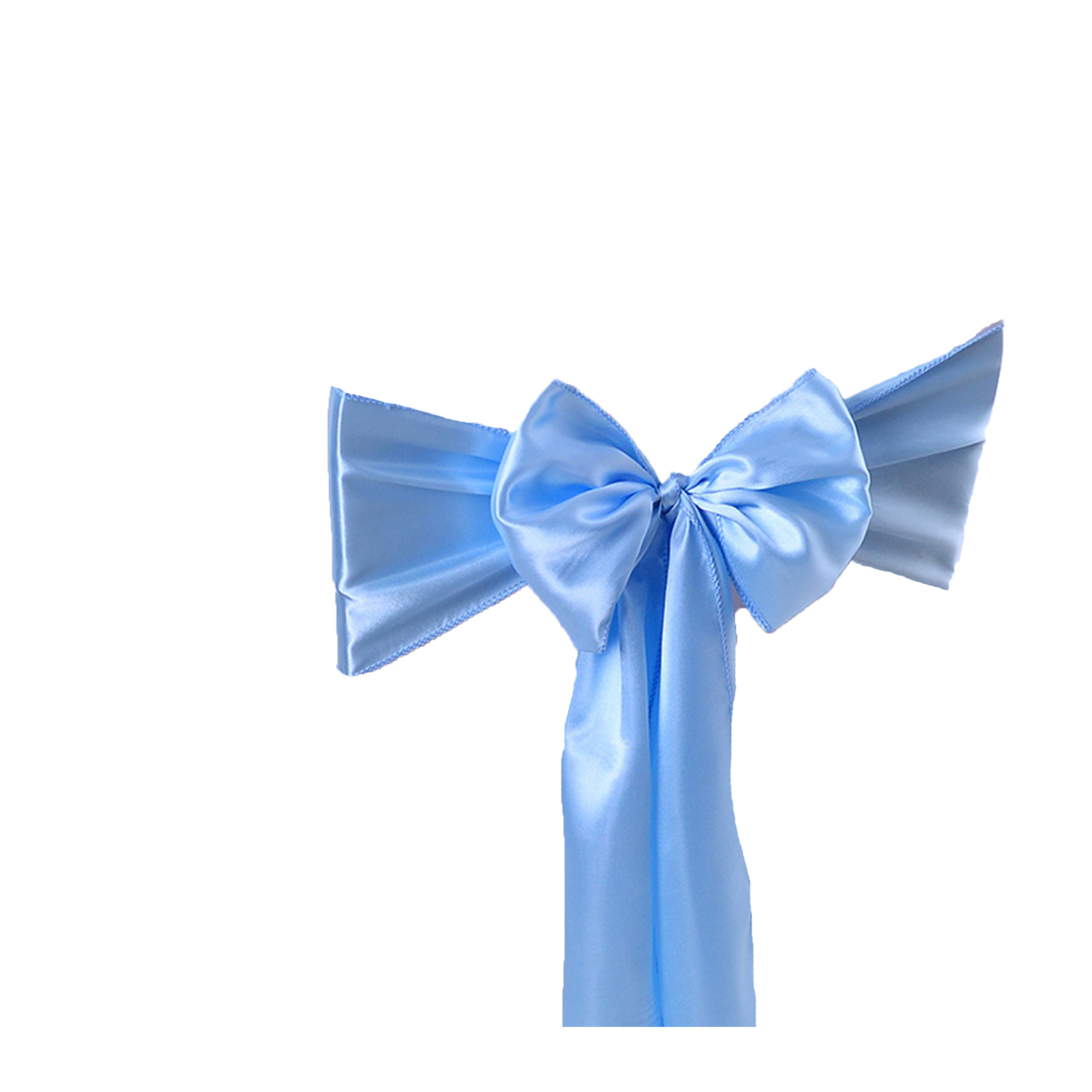 Exquisite satin ribbon chair cover 6.7" x 108.3"