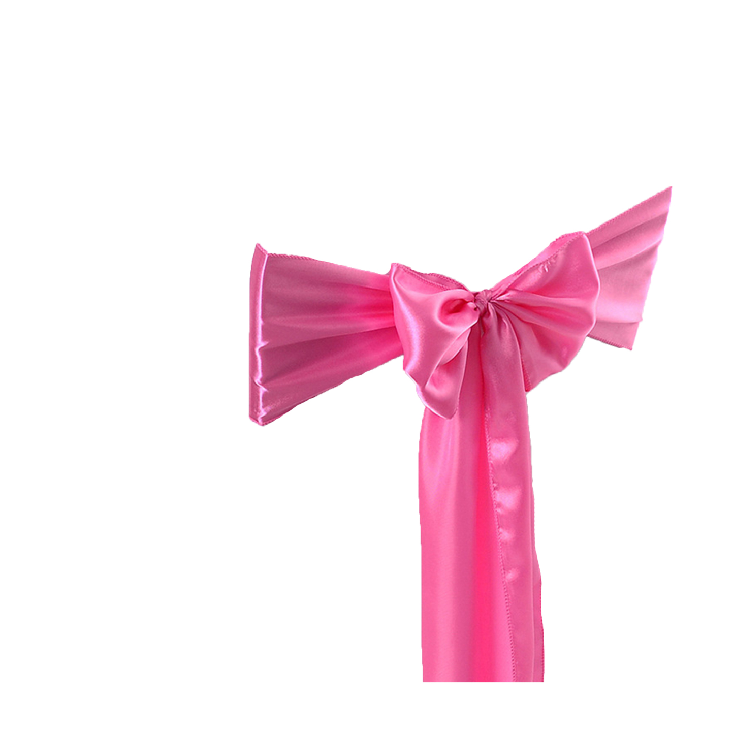 Exquisite satin ribbon chair cover 6.7" x 108.3"