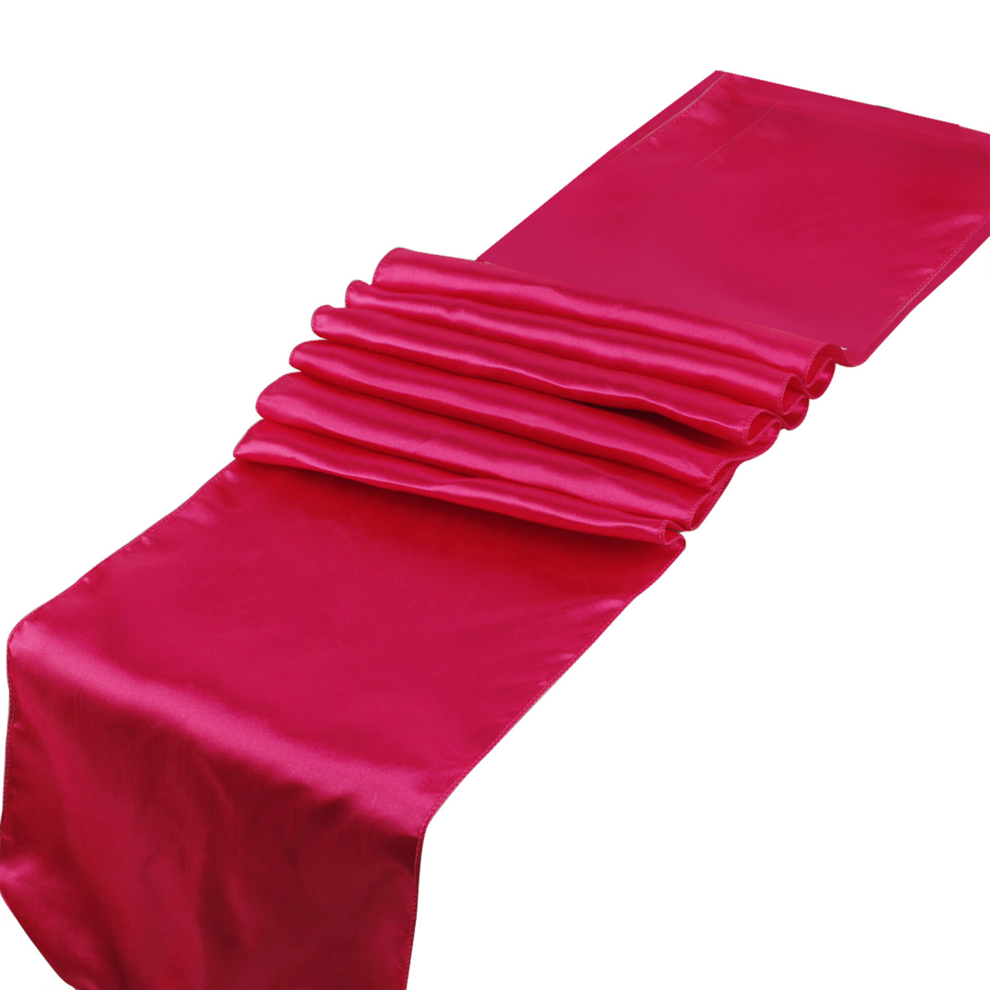 Elegant Satin Table Runner Flag for Dining 11.8" x 108.3"