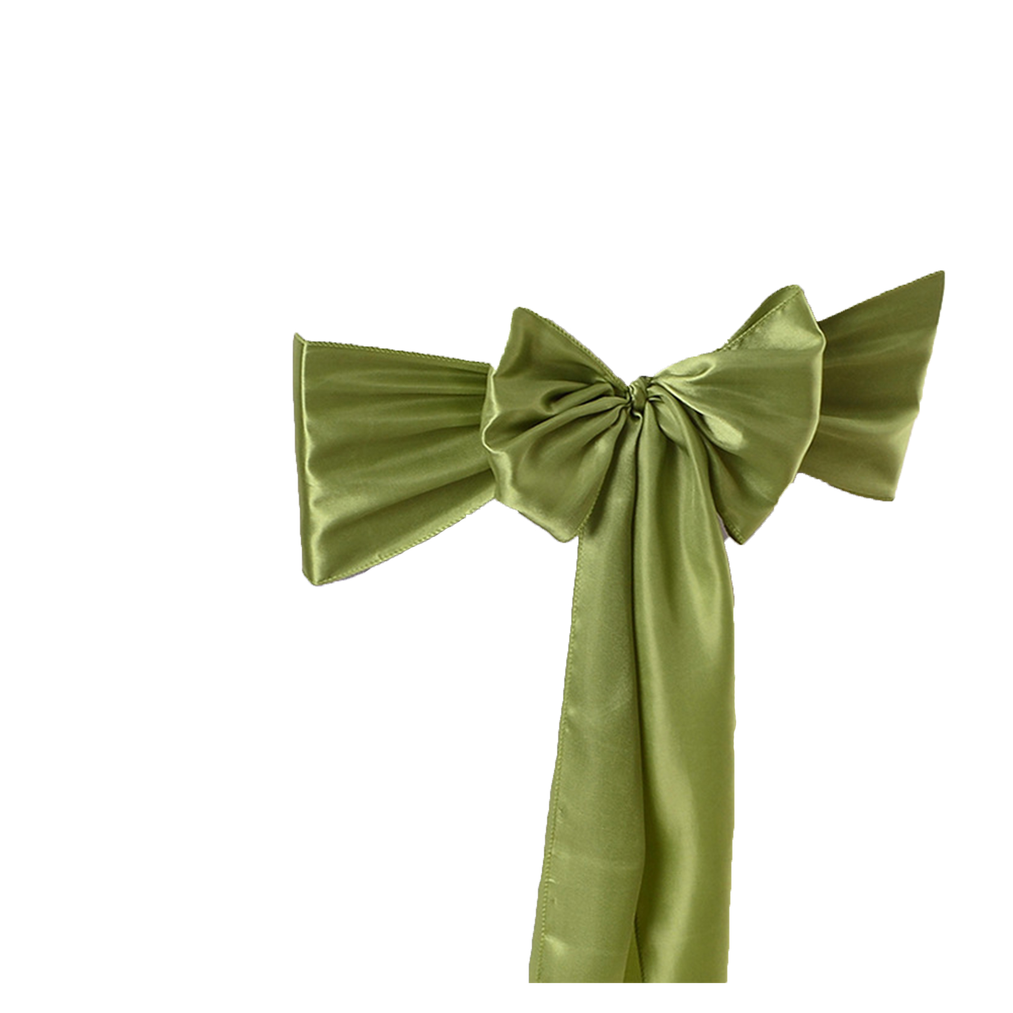 Exquisite satin ribbon chair cover 6.7" x 108.3"