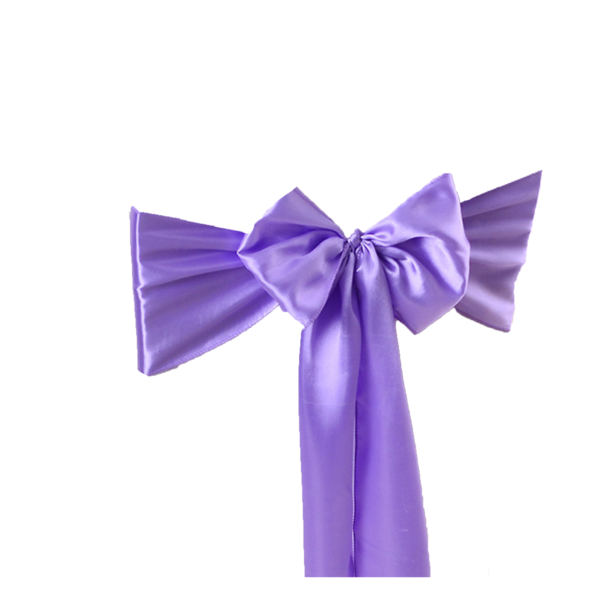 Exquisite satin ribbon chair cover 6.7" x 108.3"