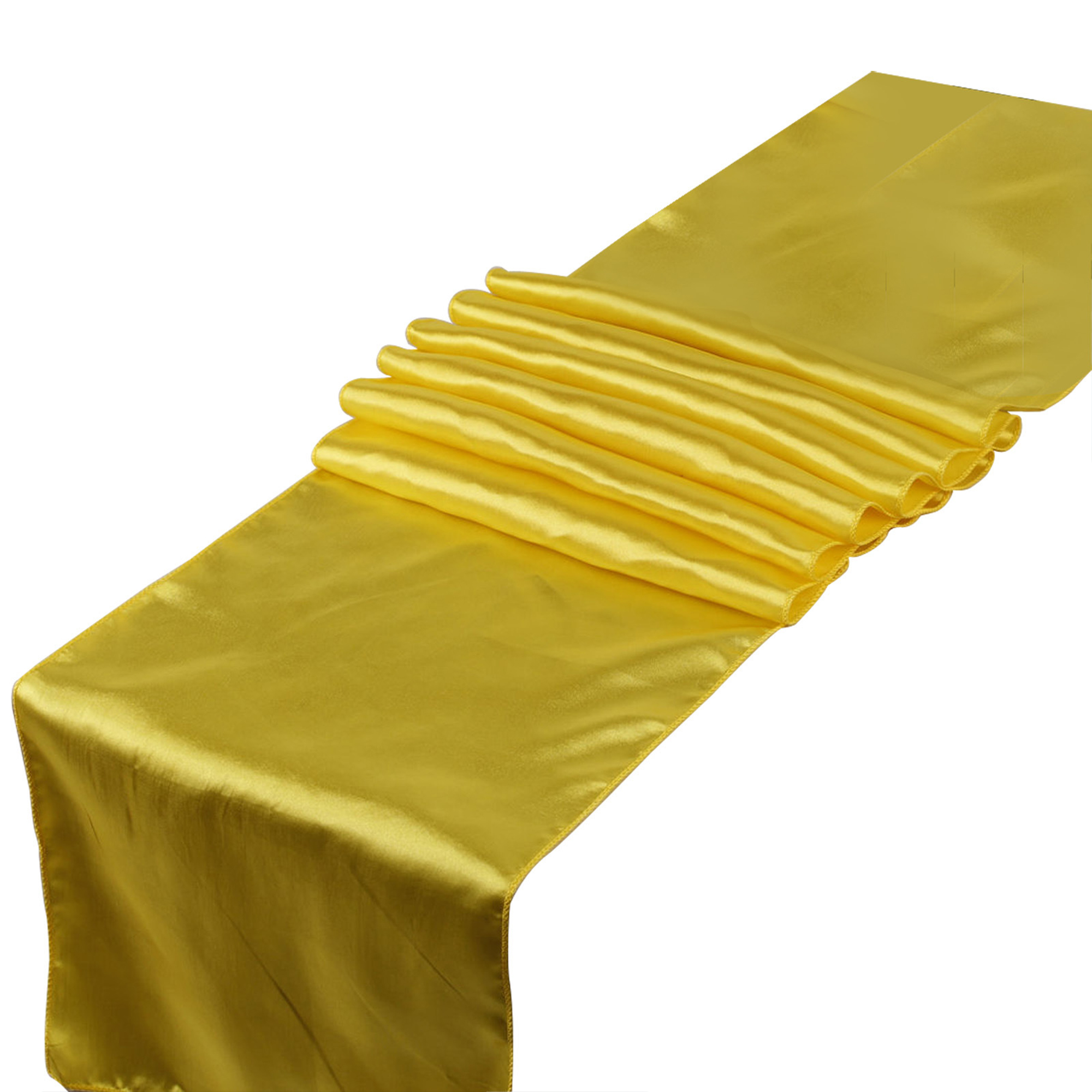 Elegant Satin Table Runner Flag for Dining 11.8" x 108.3"