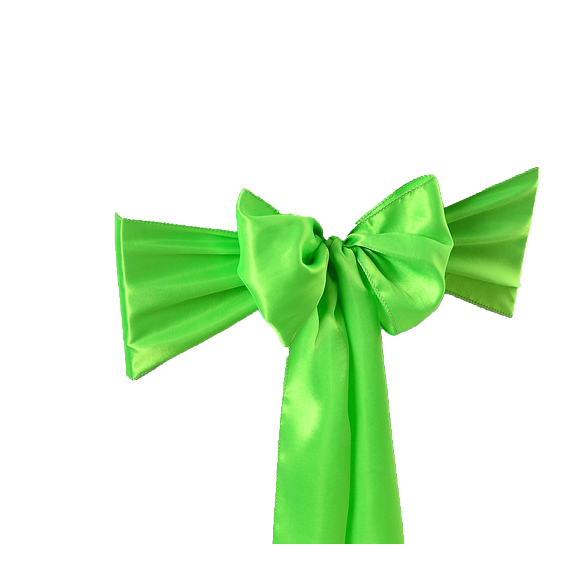 Exquisite satin ribbon chair cover 6.7" x 108.3"