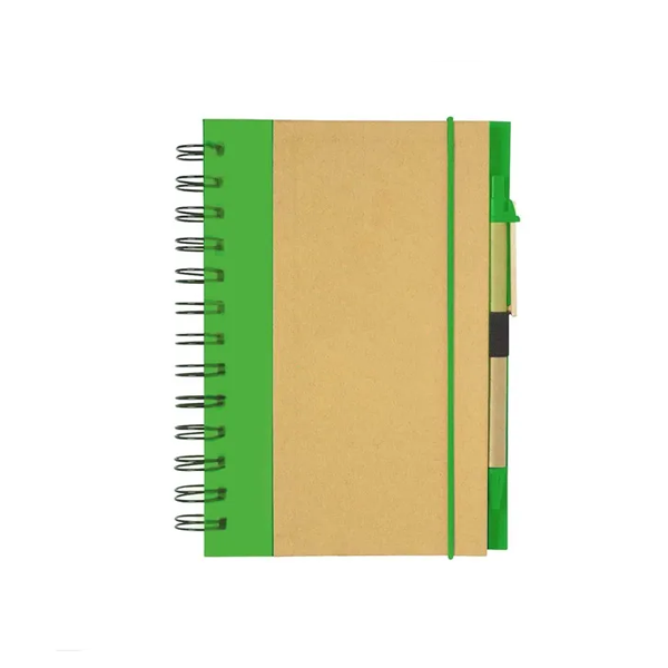 Eco Friendly Notebook with Pen(5"X7")