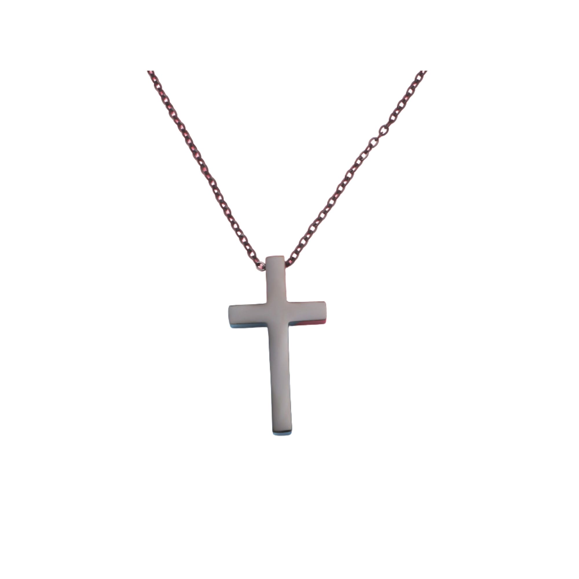 Durable Titanium Cross Pendant Necklace