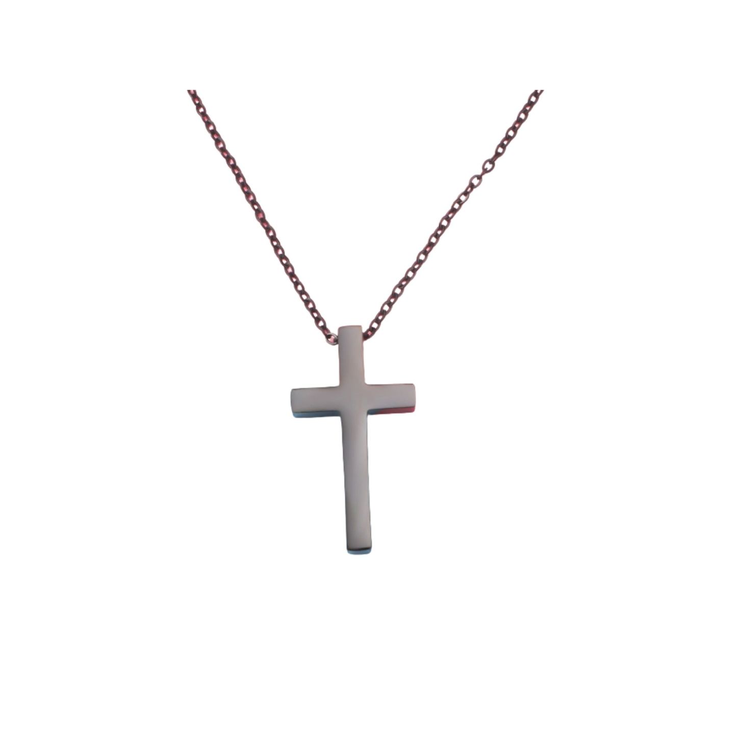 Durable Titanium Cross Pendant Necklace