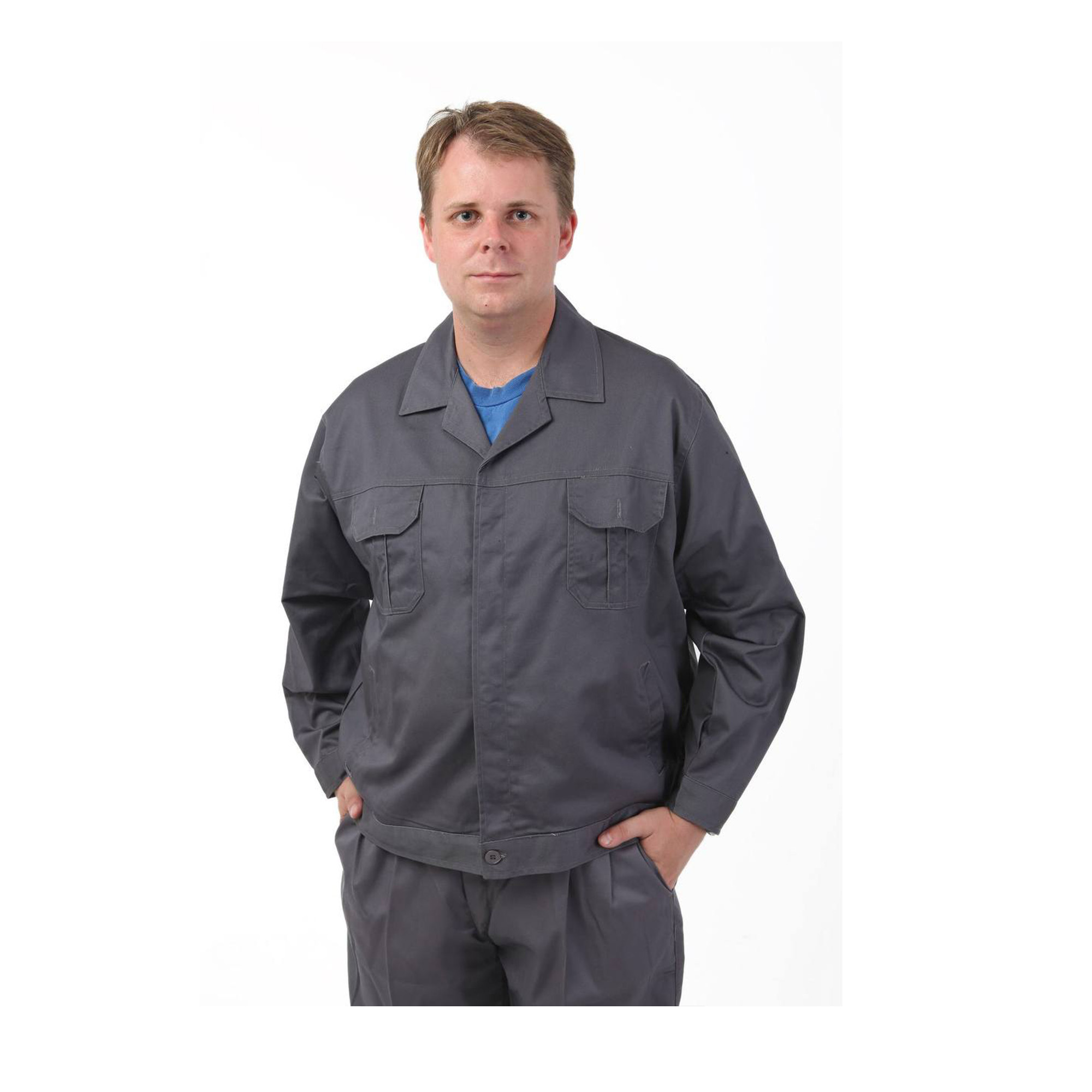 Heavy-Duty Long-Sleeved Workwear for Autumn & Winter – Size XS - 4XL