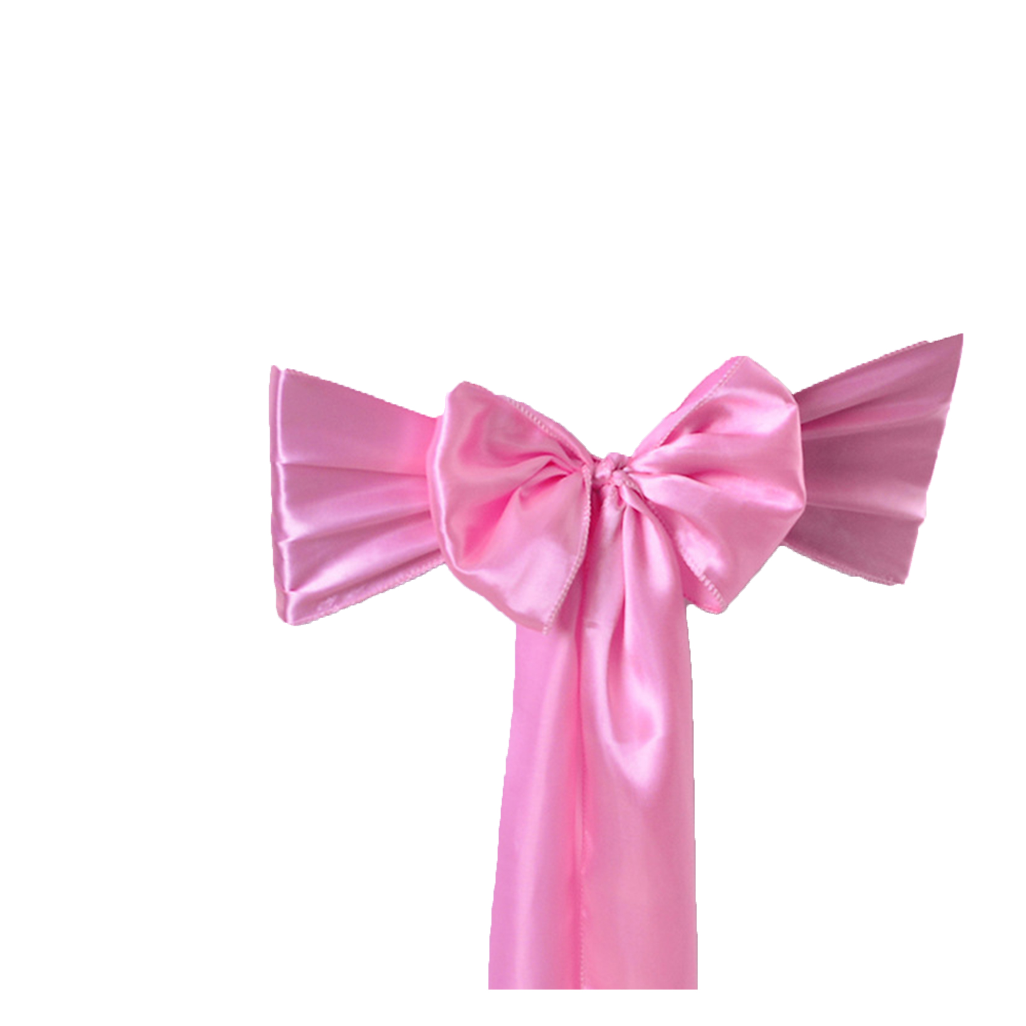 Exquisite satin ribbon chair cover 6.7" x 108.3"