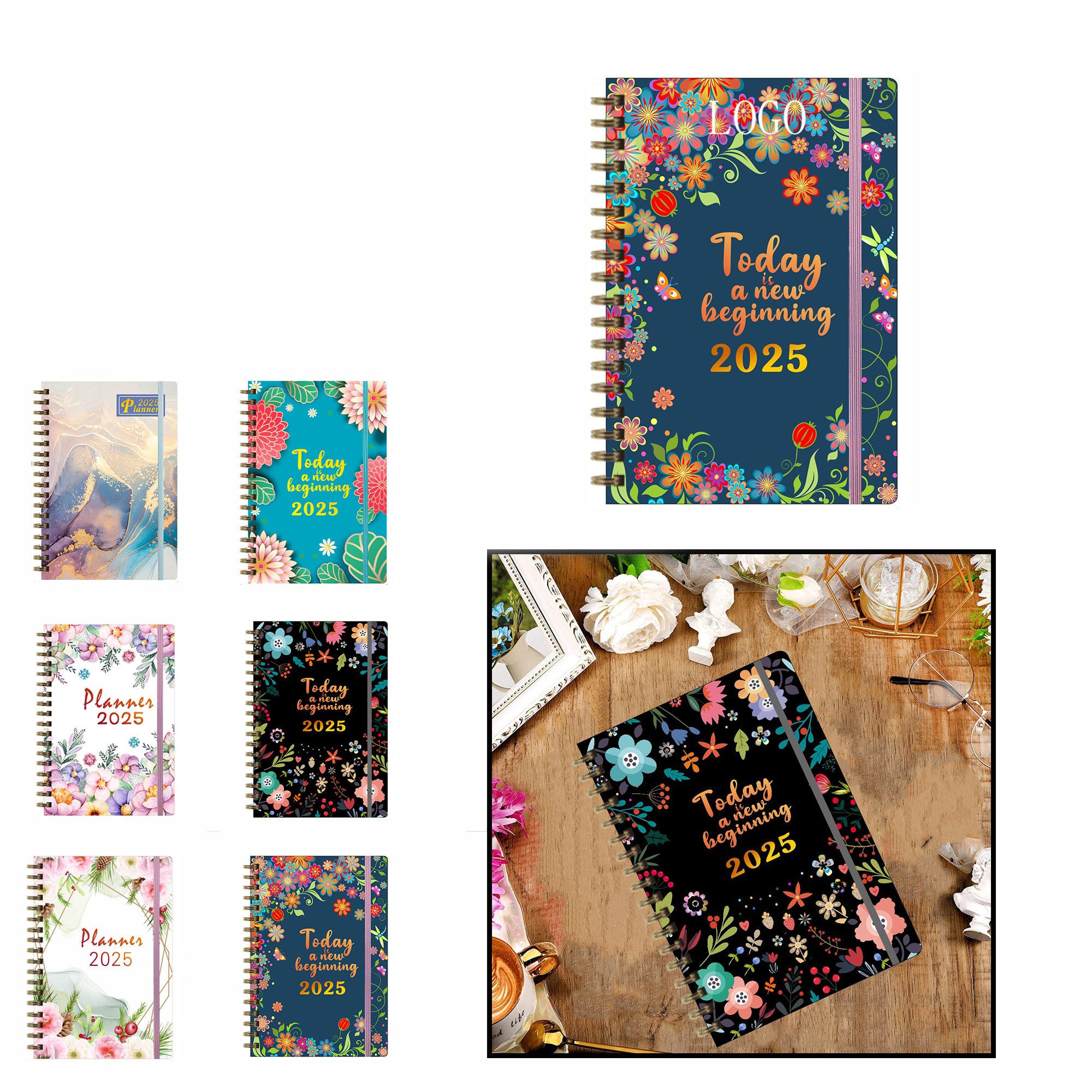 2025 Daily Organizer Notebook.