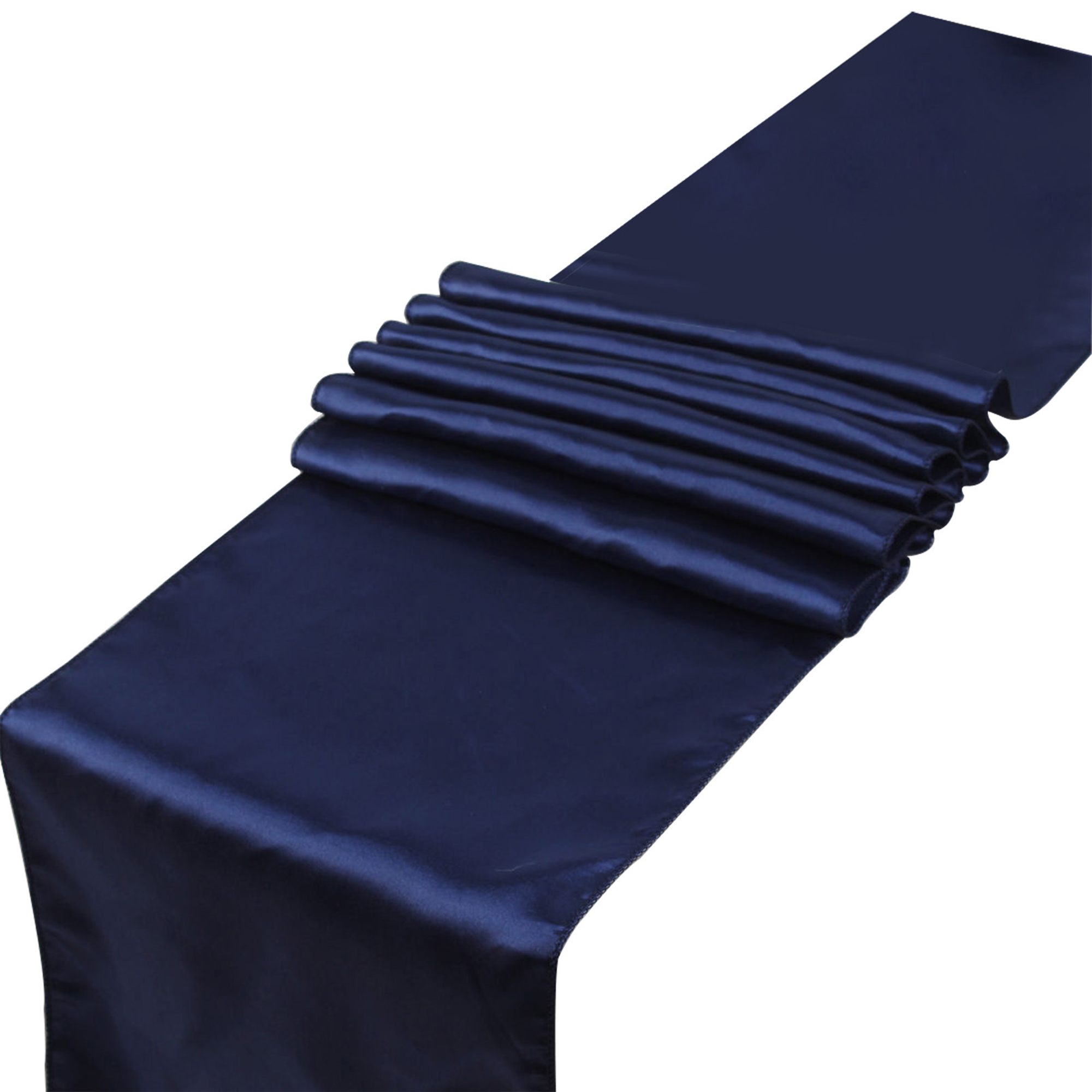 Elegant Satin Table Runner Flag for Dining 11.8" x 108.3"